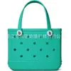 Bolsa de Playa Eva Bolso de Mano para Exteriores Europeo y Americano Se Puede Personalizar DIY con Accesorios, Bolsa Perforada, Estilo Coreano Bolsa Impermeable de Verano para Natación