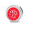 8mm desgaste para mapa pode ser feito de cola de óleo de cor de ano de coelho desgaste com decorações de personagem de sorte colar diy pulseira acessórios