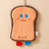 Toalla de Mano de Dibujos Animados Lindos Estilo Coreano Colgante Absorbente de Agua Secado Rápido Limpiar Triple Capa Engrosada Felpa de Coral Pañuelo de Cocina
