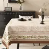 Mantel Retro Francés 2026 Estilo Nuevo Impermeable y a Prueba de Aceite Sin Lavado Cubierta para Mesa de Café Tela de Lujo Ligero Mantel de Alta Gama