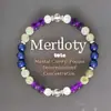 Temu Xiyin Tk Amazon Pulsera Popular Transfronteriza Pulsera de Piedra Natural Amatista Venta Caliente Europea y Americana Nuevo Al Por Mayor