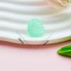 Concha de Cor Transparente Cristal Resina Acessórios DIY Capa de Celular Patch para Sapatos com Furos Grampo de Cabelo Acessórios de Cabelo Material