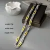 Joias Mais Vendidas Transfronteiriças Pulseira de Corrente Feita à Mão Colar Corrente Imperial Acessórios de Cruz Aço Inoxidável Corrente Plana Traseira