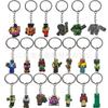 Llavero de Minecraft Lindo Dibujo Animado Pvc Plástico Suave Moderno Creativo Llavero Colgante Decoración Adorno Colgante