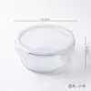 Lonchera de vidrio apta para calentar en microondas, lonchera especial para estudiantes, recipiente para almuerzo para el trabajo, recipiente de almacenamiento de alimentos de alto borosilicato