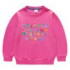 Primavera y Otoño 2026 Estilo Coreano de Dibujos Animados Ropa Nueva para Niños Sudadera de Cuello Redondo Camisetas de Algodón de Manga Larga para Niños y Niñas