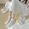 5 Pares de Calcetines de Algodón Peinado Estilo Corazón Hueco, Simples y Versátiles, Transpirables, Absorbentes del Sudor, Calcetines Finos para Mujer, Venta al por Mayor desde Taiwán