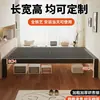 Cama de Hierro Forjado Cama Doble Moderna Simple Hogar Tatami Marco de Hierro Cama Personalizada Cualquier Tamaño Cama de Hierro sin Mesita de Noche