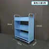 Carrito Silencioso para Libros de Biblioteca, Carrito Pequeño, Escalera para Libros, Carrito Móvil para Libros, Escalera de Tres Peldaños, Carrito para Archivos de Archivo, Carrito de Plataforma Plana