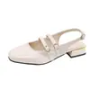 Sandalias de moda sin talón para mujer 2026, con suela blanda, pantuflas de moda para usar al aire libre, zapatos de moda para combinar con faldas, populares
