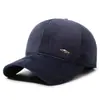 Gorras de Lana para Hombre de Otoño e Invierno, Gorra de Béisbol Versátil para Personas de Mediana Edad y Mayores, Engrosada para Calidez y Protección de Orejas