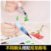 Pluma estilográfica promocional de 4 pinceles para almacenar agua, de color sólido, soluble en agua, suave, absorbente, de acuarela, venta al por mayor