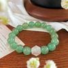 Pulsera Básica de Jade Dongling Natural Pulsera de Cristal Blanco