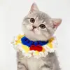 Bufanda de Punto para Gatitos y Cachorros, Babero Lindo para Niña, Collar Bufanda Decorativo para Mascotas Gato, Mayoreo