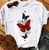 Camiseta Blanca de Moda Nueva para Mujer para el Día de San Valentín con Estampado de Rosa Roja y Nota Musical, Atuendo de Pareja Estilo Harajuku