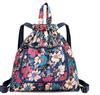 Bolsa Tote Inclinada Portátil Transfronteiriça com Cordão Mochila para Exterior Bolsa de Compras Dobrável Bolsa de Compras para Supermercado Bolsa de Compras Portátil