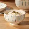 Juego de vajilla de cerámica de color bajo vidriado estilo ins minimalista para uso doméstico, que incluye tazones, platos, tazones para sopa, tazones para fideos, tazones para arroz y cubiertos