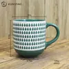 Fábrica de Comércio Exterior Atacado Serigrafia Cerâmica Caneca Japonesa Marca-copo Xícara de Café Xícara de Café da Manhã Criativa