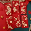 2026 Año del Caballo Mil Yuanes Diez Mil Yuanes Cien Yuanes Sobre Rojo Duro de Alta Gama Festival de Primavera Año Nuevo Estilo Chino Bolsa de Sobre Rojo
