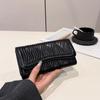 Billetera Larga de Moda Plegada Estilo Nuevo 2025 para Mujer con Buen Aspecto y Múltiples Ranuras para Tarjetas, Bolso de Mano Simple Versátil