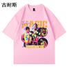 Camiseta de manga corta de algodón con deseos de comercio exterior, verano 2024, camiseta holgada informal de media manga de verano Joker, venta al por mayor transfronteriza