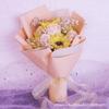 Buquê Grande de Gypsophila Seca e Rosas para o Dia dos Namorados, Flores Eternas para Namorada, Mãe, Professora, Buquê Artificial