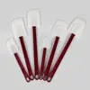 Varios estilos y especificaciones raspador de silicona espátula para hornear pasteles espátula cuchillo de goma espátula para crema integrada