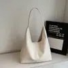 Bolsa Retrô de Grande Capacidade para Mulheres 2025 Tendência Moda Nova Simples Bolsa de Ombro Padrão Trançado Casual para o Dia a Dia Bolsa Tote
