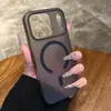 Capa para Celular Iphone17 com Sucção Magnética Névoa de Gelo Semi-Transparente Fosca Anti-Impressão Digital Apple 16 Case Rígido de Alta Qualidade Totalmente Coberto