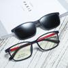 Gafas Polarizadas Jamie Hw912 para Miopía Gafas de Sol Magnéticas de Doble Uso con Clip Montura Magnética Personalizada