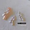 Lz Novos Acessórios para Nail Art Laço Zircônia Super Brilhante de Alta Qualidade Decoração de Unha Laço de Fita Acessórios de Unha Vestíveis