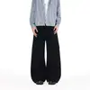 Ropa para Hombre Feng She / Pantalones Casuales de Trabajo de Estilo Americano con Múltiples Bolsillos y Pierna Curva para Hombres y Mujeres Pantalones Retro Sueltos de Pierna Recta Pierna Ancha de Largo Completo
