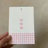 9.5x 14 Coleção Corrente de Celular Fofa Cartão Traseiro Chaveiro Pingente Cartão Decorativo de Papelão Cartão de Exibição de Corrente Viva Traseira