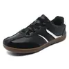 Zapatos de hombre talla grande para comercio exterior, Zapatillas casuales estilo alemán Temu para otoño, parte superior de cuero, blanco, casual, para pareja, antideslizantes, para correr, deportivas, zapatillas estilo Forrest Gump
