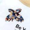 Accesorios para el Cabello Vintage Lindos de Núcleo Ácido Acético Mariposa Hueca Clip Pequeño Fresco Horquilla Pequeña Semi-Recogido Horquilla Elegante para Mujer