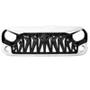 Adecuado para Jk Wrangler 07-17 Ensamblaje de Rejilla de Tiburón, Modificación No Destructiva del Automóvil a Doble Color Blanco y Negro