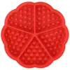 Molde de Silicona para Galletas de Chocolate tipo Waffle de 12 Piezas Cuadrado con Rejilla de Waffle Molde para Pastel Helado Dulces