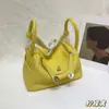 Mini Bolso Lindy de Piel de Vaca de Primera Capa, Bolso de Mano Genuino para Mujer, Bolso tipo 'Pillow Doctor', Bolso de Hombro Cruzado de Moda para el Trabajo