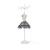 Modelo de Chica de Resina Exhibidor de Joyería Pequeño Exhibidor de Joyería Multifuncional Mesa para Collares, Pulseras y Pendientes