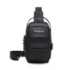 Bolso Cruzado de Pecho Casual para Hombre Bolso Cruzado Mochila Deportiva Multifuncional para Hombre con Carga USB para Ciclismo
