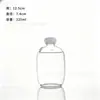 Botella Creativa de Vidrio Plano Estilo Chino Nuevo Botella para Cold Brew Tendencia Nacional Botella de Vidrio para Té Café Vino de Frutas Cold Brew Botella de Vidrio Jazmín Aguja de Plata