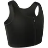 Corsé con Cremallera Les Ice Silk Ropa Moldeadora Chaleco para Mujeres con Busto Grande para que Parezca Más Pequeño, Envoltura para el Pecho para Estudiantes, Reducción de Busto y Moldeado Corporal