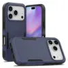 Producto de Venta Caliente Transfronterizo Adecuado para iPhone Apple 16 Funda con Bloques de Color Anti-Caídas 17 Pro Max Funda de Teléfono Dos en Uno