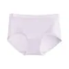 Nuevas bragas sin costuras para mujer de cintura media-alta, 100% algodón puro, entrepierna extendida antibacteriana, alta elasticidad, transpirables, ropa interior sin costuras para mujer