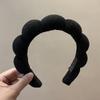 Candy cor nuvem headband fêmea Net vermelho mesmo estilo esponja alta Skull top faixa de cabelo High sense hair band temperamento hairpin headband