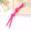 Criativo Novo DIY Couro Chaveiro Pingente Ins Candy Color Couro Corda Moda All-match Bolsa Acessórios Pendurados