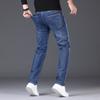 Moda jeans hombre coreano rectos ajustados marea hombre pantalones de cintura fabricantes al por mayor comercio exterior variedad