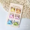 Pinzas para el Cabello Pequeñas Básicas de Colores Estilo Coreano Flor Lindo Moño Pinzas de Princesa para Niñas Venta al por Mayor