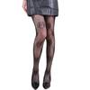 Meia-calça de Halloween com Teia de Aranha Preta Estilo Gótico Punk Renda Jacquard Meia Arrastão Meia-calça Vazada