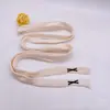 Suministro directo de fábrica cuerda plana hueca para sombrero suéter pantalones cuerda de algodón tejida pantalones de cuerda de algodón cuerda para sombrero 1.2 cm cinturón de cuerda de algodón bordado